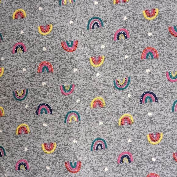 Girls Gray Rainbow Dress Size XL (14) - Picture 3 of 5